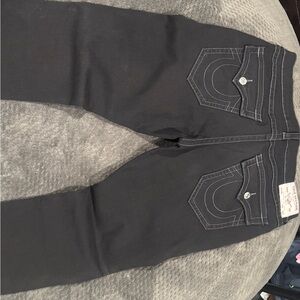 True Religion Black Straight Men's Jeans